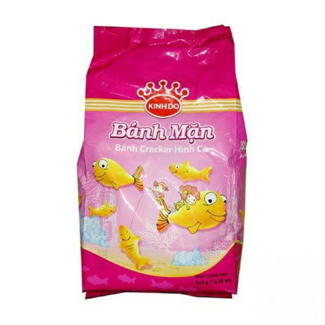 bánh cá mặn kinh đô gói 350 g