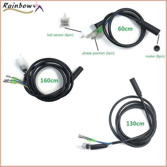 Bộ Dây Cáp Động Cơ Trước Sau Chống Nước Cho Xe Đạp Điện