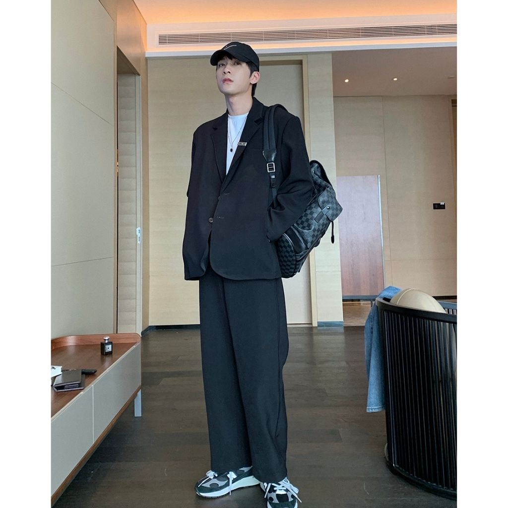 Bộ set quần áo Blazer dài tay nam nữ Mavota quần dài áo vest thu đông unisex phong cách Hàn Quốc SB252