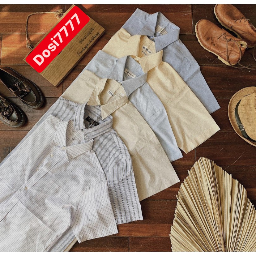 Áo Sơ Mi Nam, Áo Sơ Mi Tay Dài 2hand Secondhand Công Sở,Đi Làm ,Đi Du Lịch Siêu Đẹp Siêu Rẻ Nữ Unisex Vitage Chọn Mẫu 2