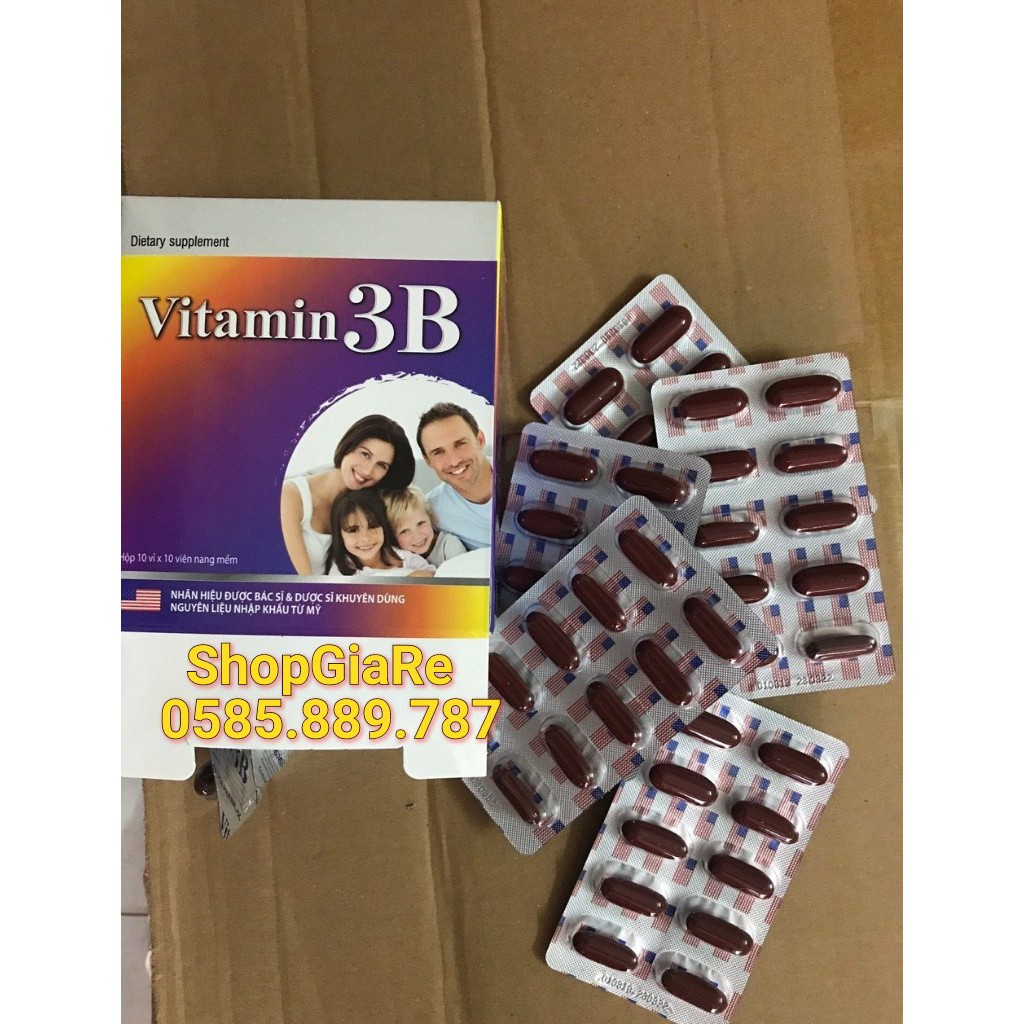 Vitamin 3B bồi bổ sức khoẻ bổ sung vitamin khoáng chất cho cơ thể