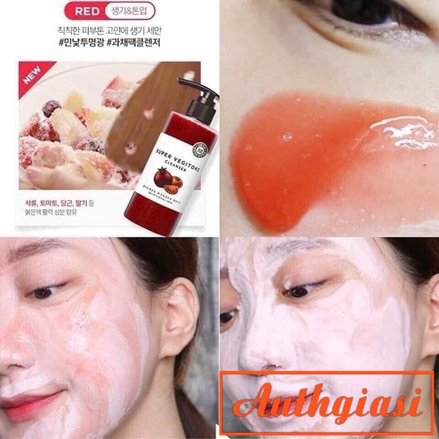 Sữa rửa mặt rau củ Byvibes Wonder Bath Super Vegitoks Cleanser sủi bọt thải độc 200-300ml | BigBuy360 - bigbuy360.vn