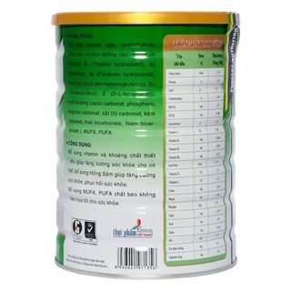 [CHÍNH HÃNG] Sữa Bột Gigo Sure Hồng Sâm 900g