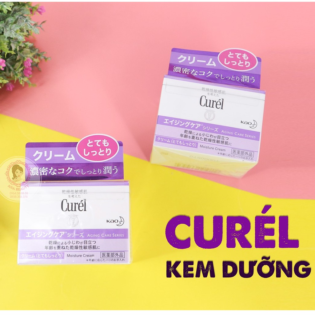 KEM DƯỠNG DA CUREL TÍM NGĂN NGỪA LÃO HÓA