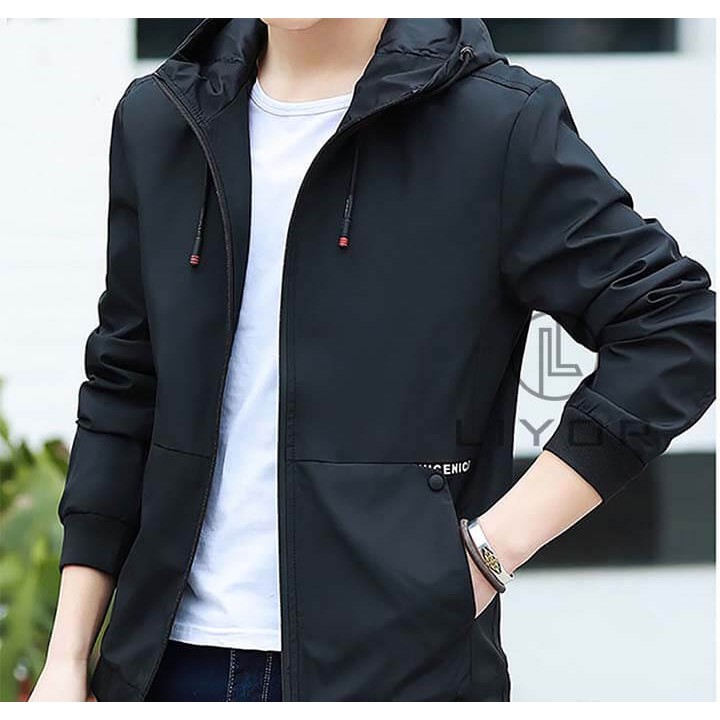 Áo khoác nam đẹp áo gió vải dù 2 lớp dày dặn khoát lên phong cách chất Hàn Quốc đi mưa và chống nắng cực xịn - GTAKS23