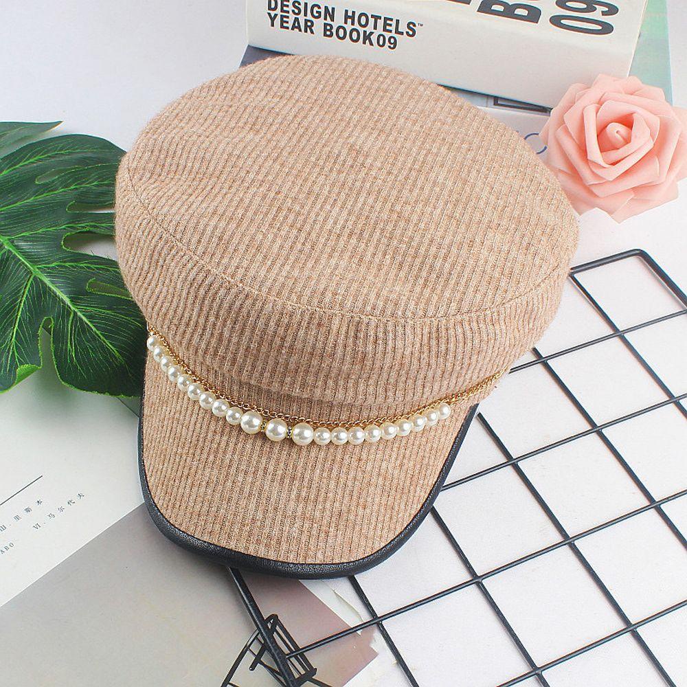 NICKOLAS Mũ Beret Vải Cotton Polyester Phong Cách Cổ Điển Thời Trang Cho Nữ