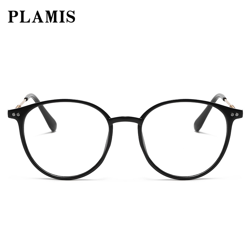 Kính mắt PLAMIS gọng kim loại chống tia bức xạ và ánh sáng xanh thời trang dành cho cả nam và nữ