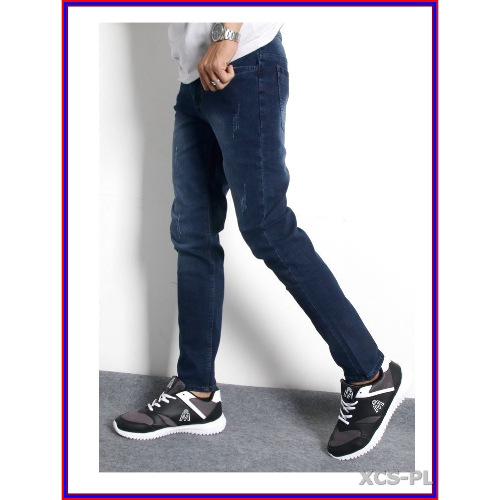 Quần jean nam cao cấp CÀO NHẸ 384 màu NGẢ XANH không xù lông, không ra màu, chất giãn tốt N55