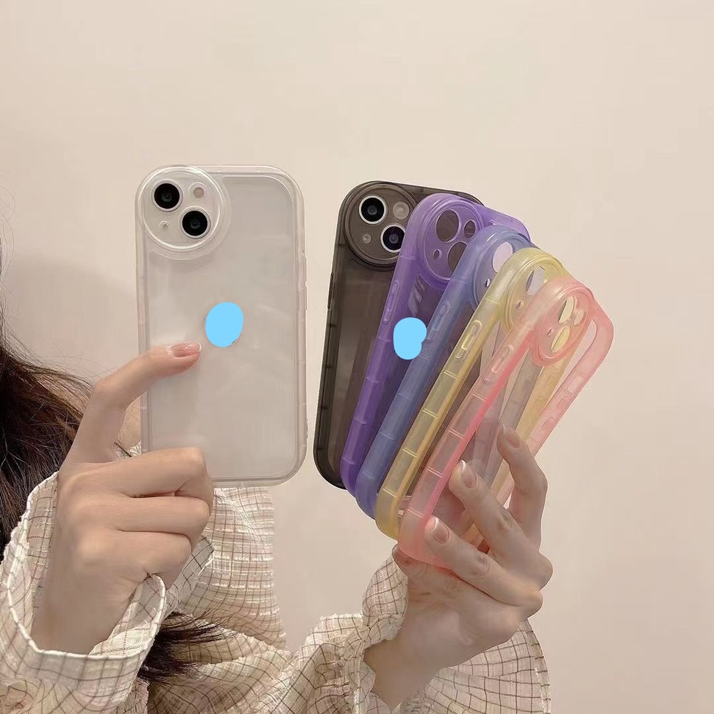 Ốp Điện Thoại Trong Suốt Chống Sốc Kiểu Dáng Đơn Giản Hợp Thời Trang
