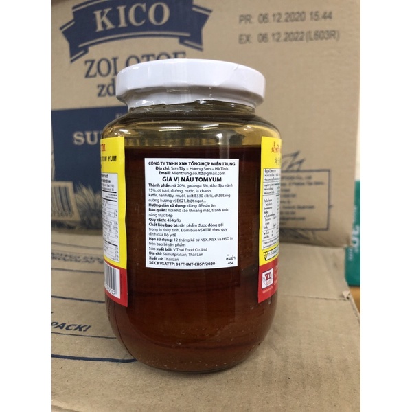 Gia vị lẩu Thái Tom Yum 454g nhập khẩu Thái Lan