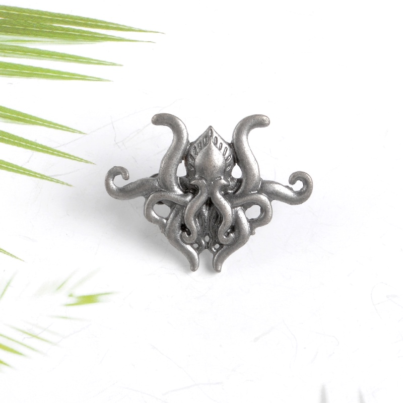 Trâm cài áo bằng hợp kim hình bạch tuộc thời trang