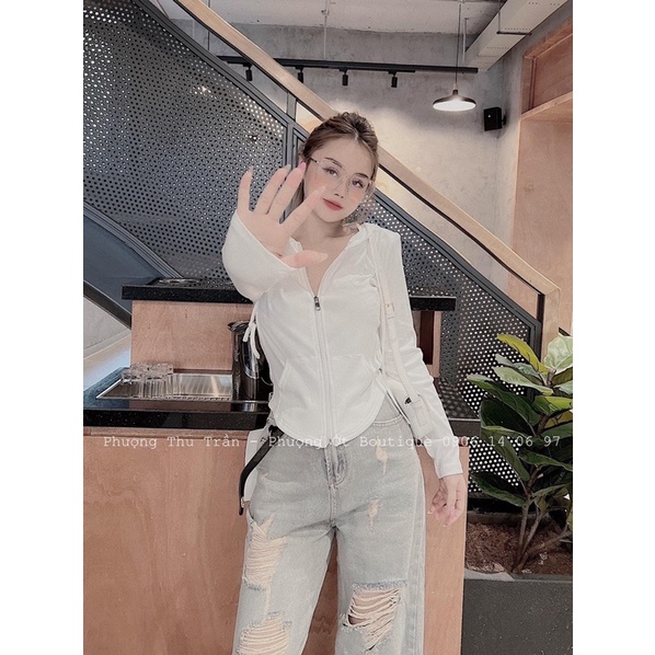 BIGSIZE Áo khoác thun gân 55-100kg