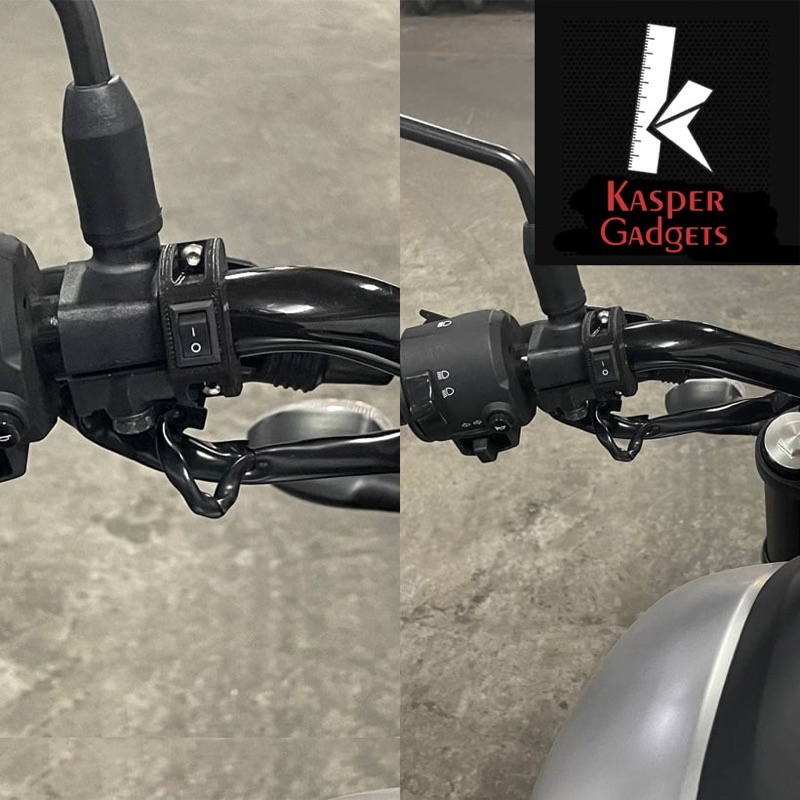 Công tắc mini on/off xe máy Yamaha tay lái 22mm