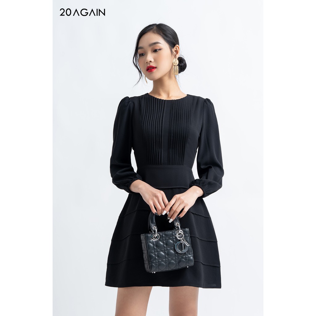 [Mã WABRWA15 giảm 15% đơn 300K] Đầm Xếp Ly Thân Trước DEA0880 20AGAIN | BigBuy360 - bigbuy360.vn