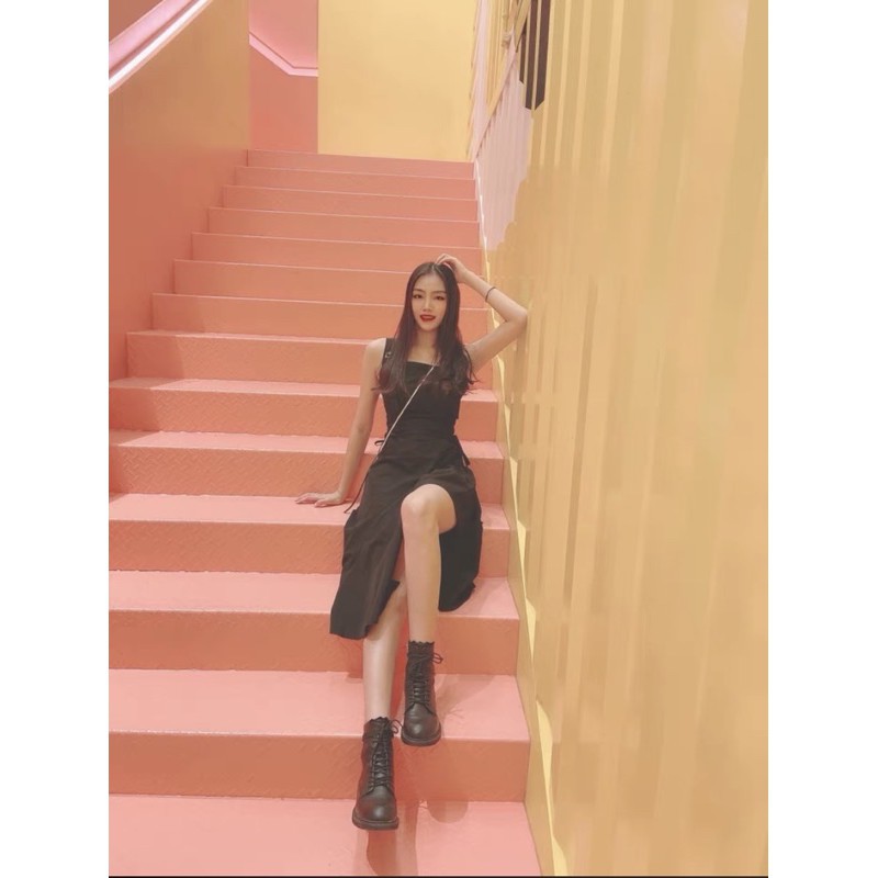 Váy đen xoè lệch tà cá tính nhất năm 2021 teenstore.365 | BigBuy360 - bigbuy360.vn