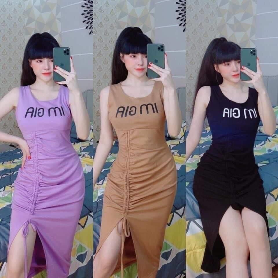 ĐẦM BODY RÚT DÂY CHẤT THUN SIÊU CƯNG