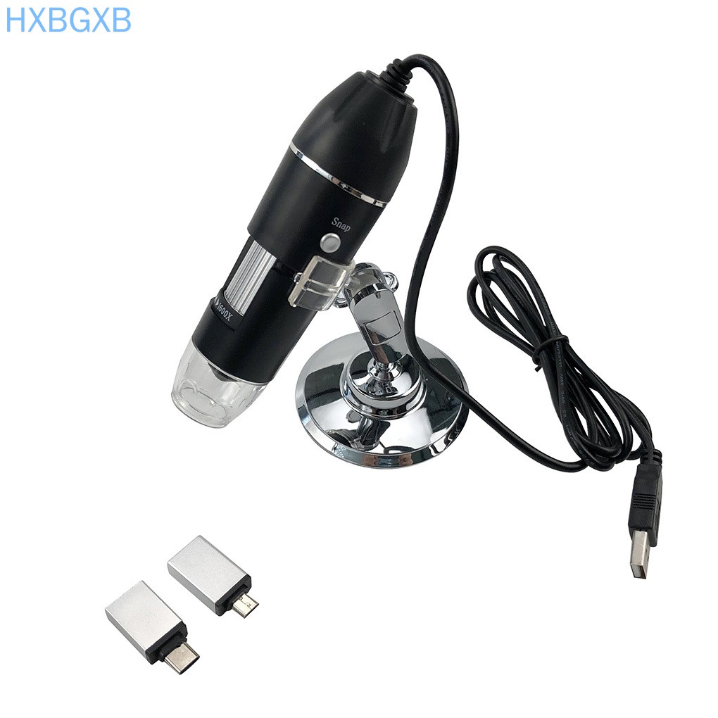 Kính Hiển Vi Điện Tử Phóng Đại 500 Lần Có 8 Đèn LED Cổng USB | BigBuy360 - bigbuy360.vn