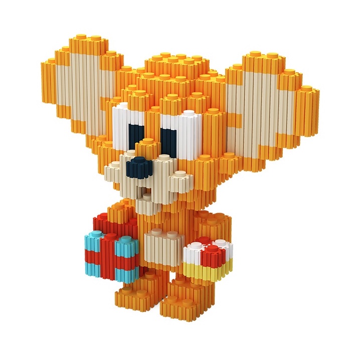 Đồ chơi mô hình lắp ráp 3D mini hình các nhân vật hoạt hình Mickey,Tom & Jerry, Vịt Donal....