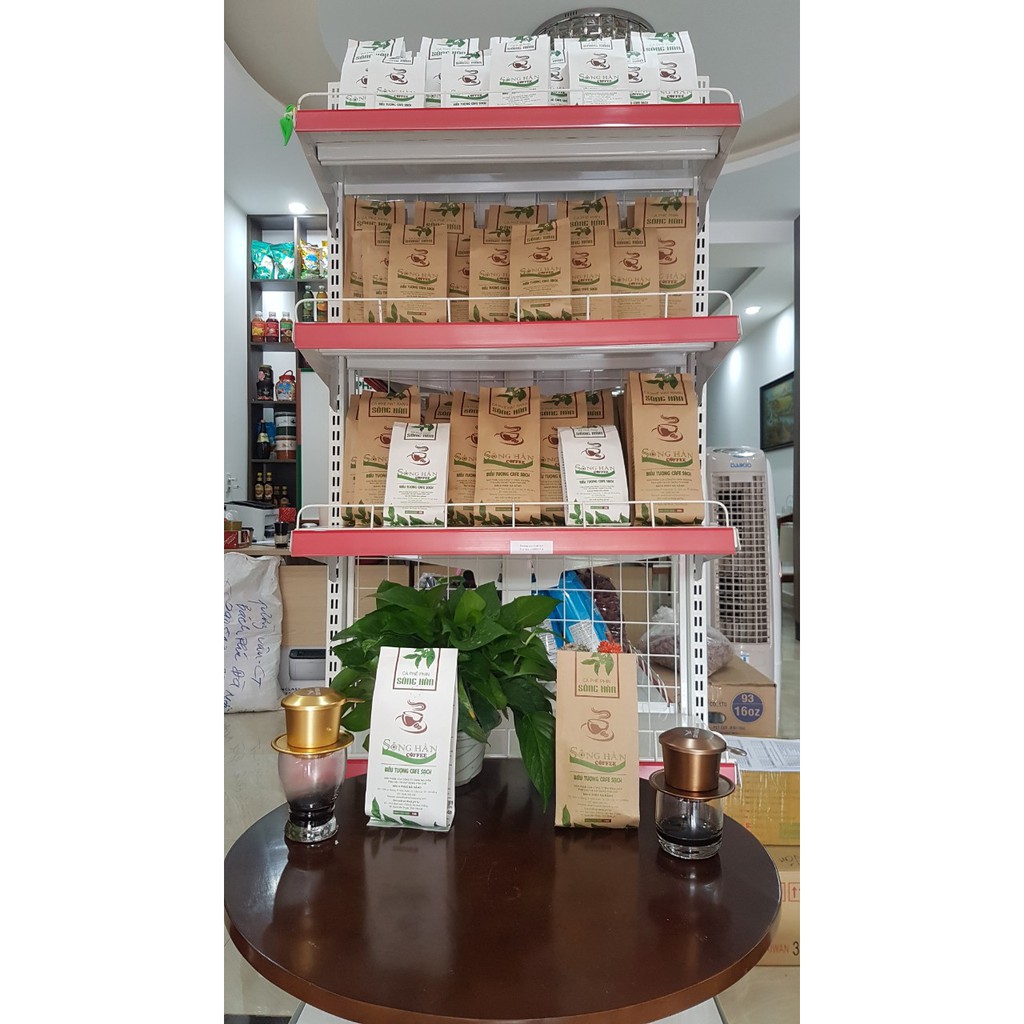 1Kg Cà phê Phin Thương Hiệu Sông Hàn ( Tặng kèm 1 Phin nhôm + 1 ly Thuỷ tinh + 50 que đường)