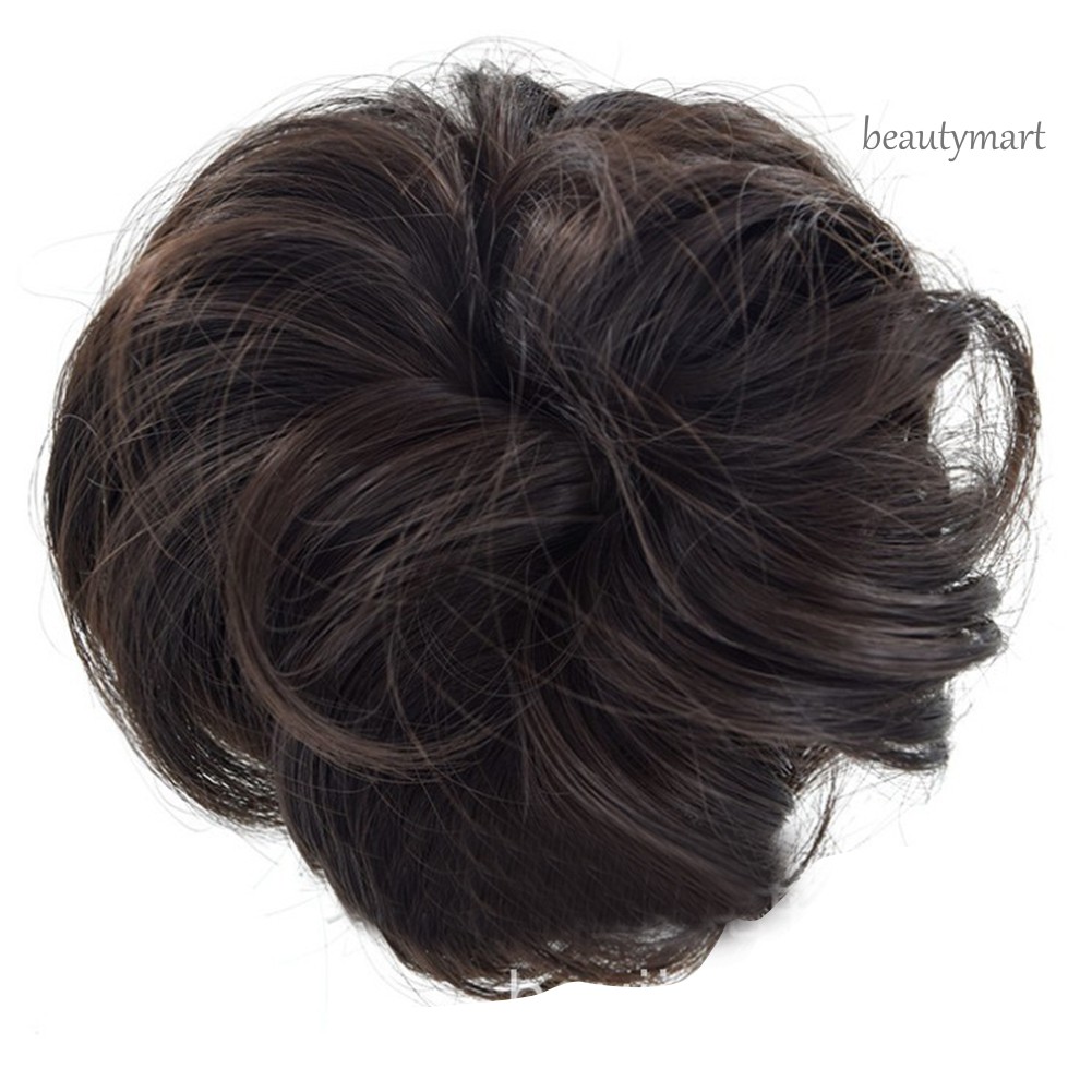 [Hàng mới về] Búi Tóc Giả Xoăn Co Giãn DIY Dễ Sử Dụng Cho Nữ