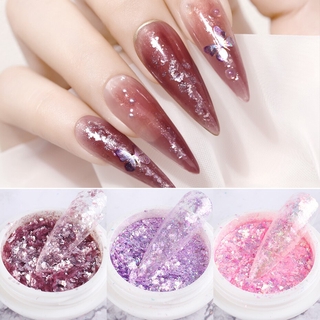 Bột Kim Tuyến Trang Trí Móng Tay Siêu Mỏng Lấp Lánh