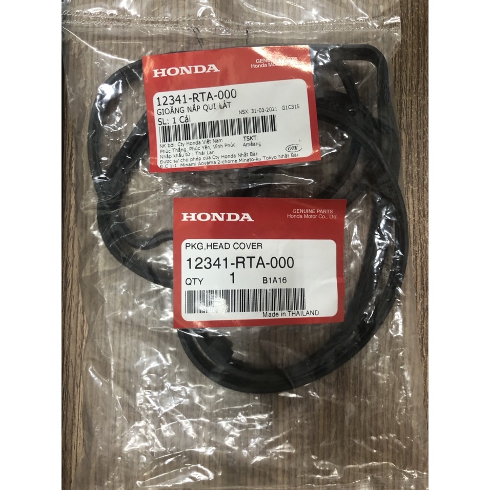 gioăng nắp qui lát, gioăng nắp giàn cò honda cicvic 2.0 206-2020 , CRV 2.4 2009-2011 ( 12341RTA000 )