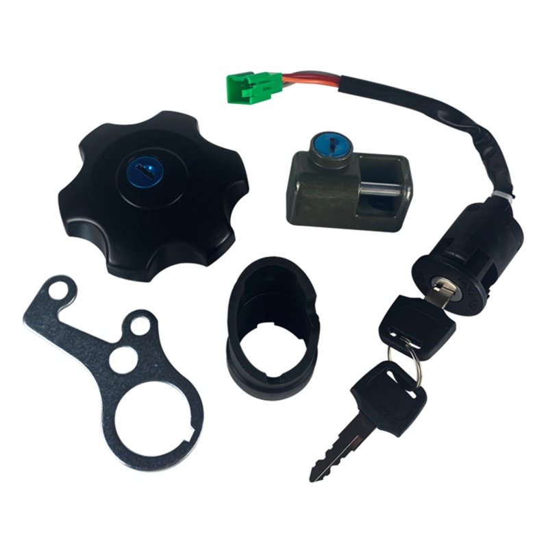 Bộ Ổ Khóa 5 Dây Đánh Lửa Kèm 2 Chìa Khóa Cho Xe Mô Tô