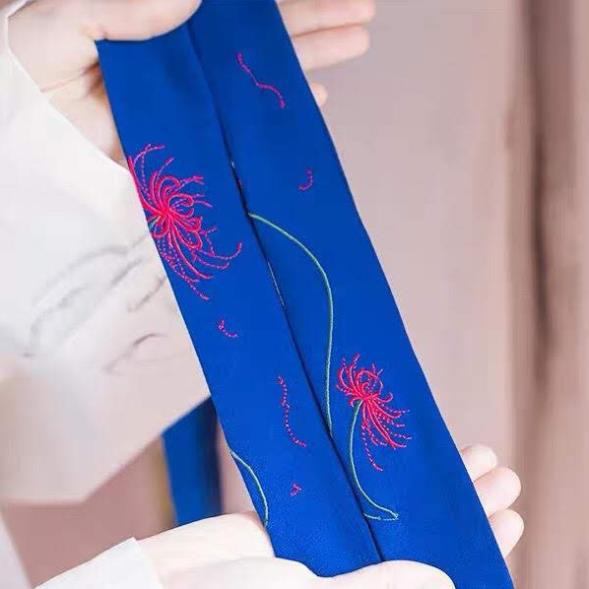 !!  Dây cột tóc sau cosplay hoa bỉ ngạn