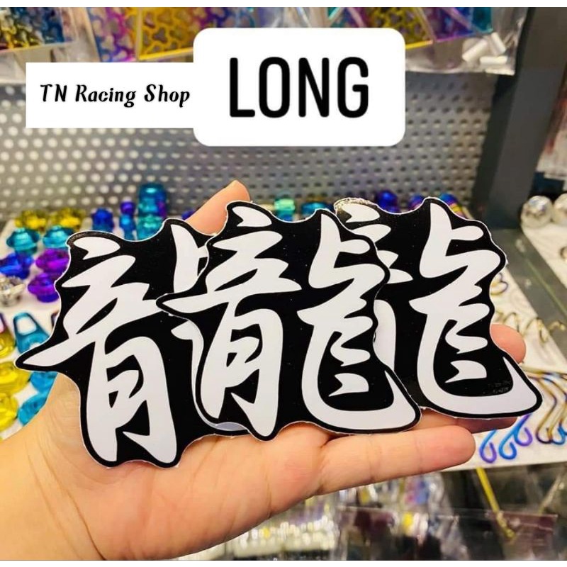 Team Chữ Tàu Dán Đầu Xe