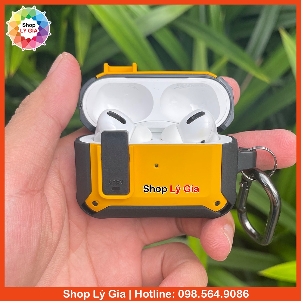 Case chống sốc Airpod Pro /1/2/3 siêu bền đẹp - Tặng móc treo