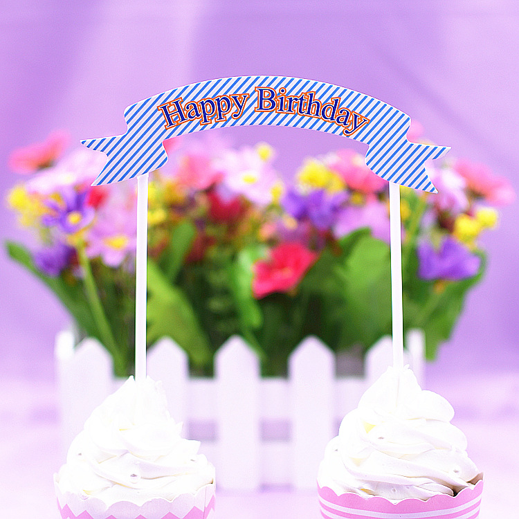 1 Set Que Cắm Trang Trí Bánh Sinh Nhật Cho Bé