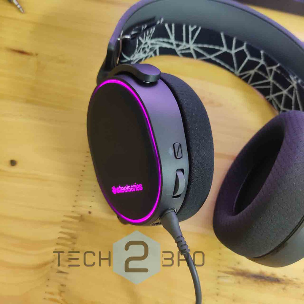 Tai nghe game thủ chính hãng Steelseries Arctis 5 - Tai nghe gaming kèm đèn led RGB 16,8 triệu màu có âm thanh 7.1