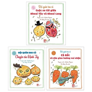 Sách - Đội Quân Rau Củ - Chuyện Của Hành Tây, Cuộc So Tài Giữa Khoai Tây Và Khoai Lang, Cà Rốt & Dàn Giao Hưởng Vui Nhộn