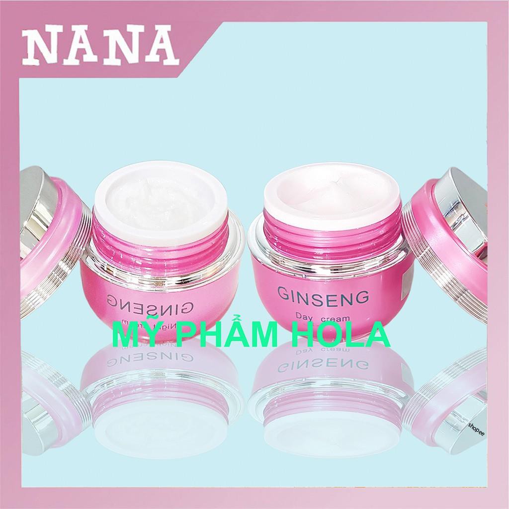 Mỹ phẩm nám Ginseng, cặp mỹ phẩm ngày và đêm nhân sâm Hàn Quốc, mỹ phẩm, Ginseng