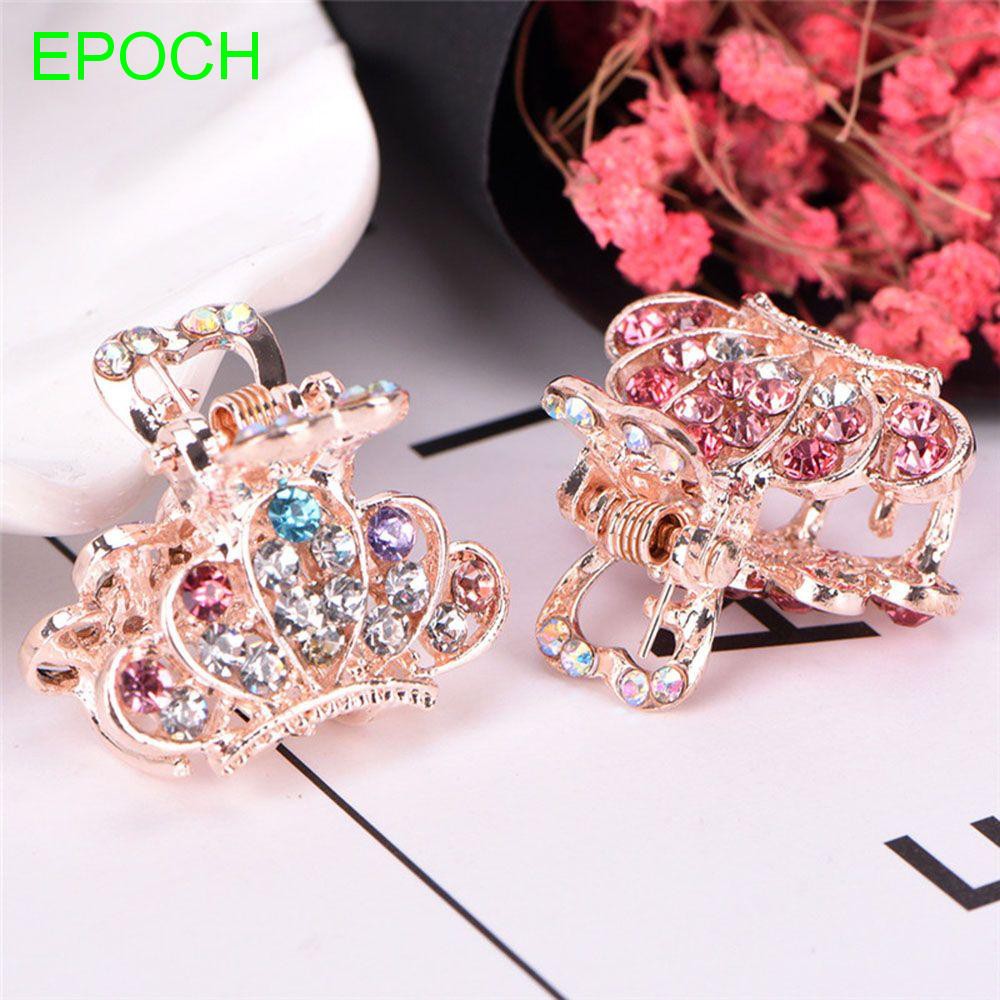 Kẹp tóc đính đá hình vương miện đẹp mắt