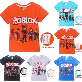 Áo Thun Cotton Tay Ngắn Cổ Tròn In Hình Game Roblox Cá Tính Cho Nam