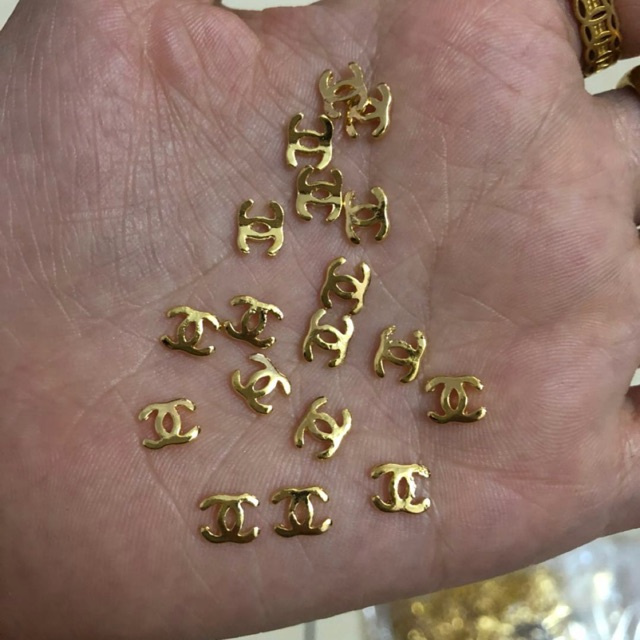 Charm hình trang trí móng siêu sáng đẹp 10 viên /15k