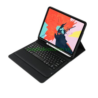 BAO DA BÀN PHÍM BLUETOOTH IPAD PRO 12.9 - 2020 SMART KEYBOARD KÈM BAO DA BOOK COVER