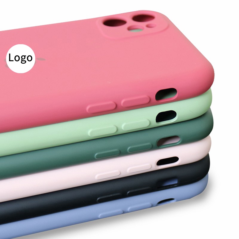 Soft Casing for iPhone 11 12 13 Pro Max Liquid Silicone Full Protection Case for iPhone X XS Max XR Phone Cover