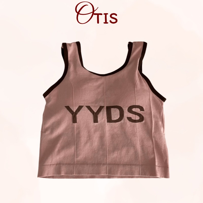 Áo Ngực Dạng Bra Cotton Co Dãn 4 Chiều Họa Tiết Chữ Xinh Xắn OTIS - 832