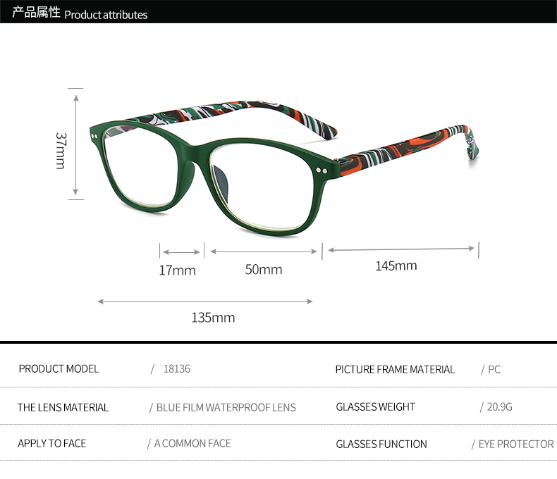 Đeo kính đọc sách thoải mái của nam giới chống mỏi mắt kính đọc sách của phụ nữ