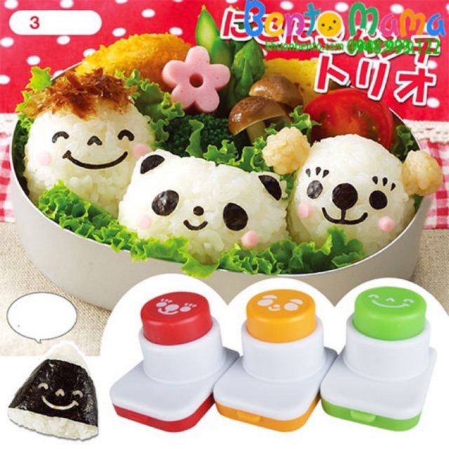 BỘ 3 KHUÔN DẬP RONG BIỂN PANDA