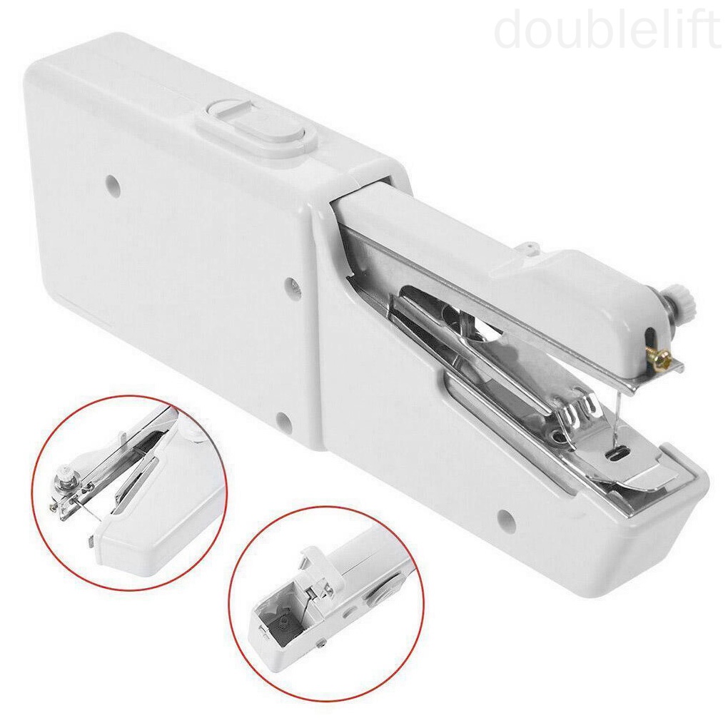 Mini Portable Electric Sewing Machine Tailor Stitch Handheld Clothes Fabric Sewing Machine doublelift store