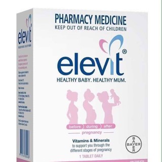 Elevit cho bà bầu 100 viên (Date 2021) - Chuẩn Air