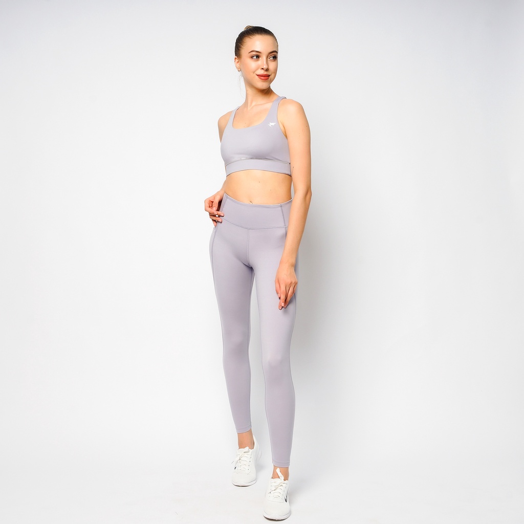 Quần tập gym yoga legging nữ cạp cao WLF30 Runnavy by Carasix, nâng mông tôn dáng, vải thấm hút khô thoáng