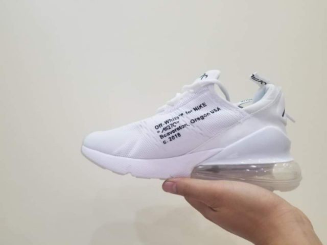 Giày Air Max 27C x Off White trắng