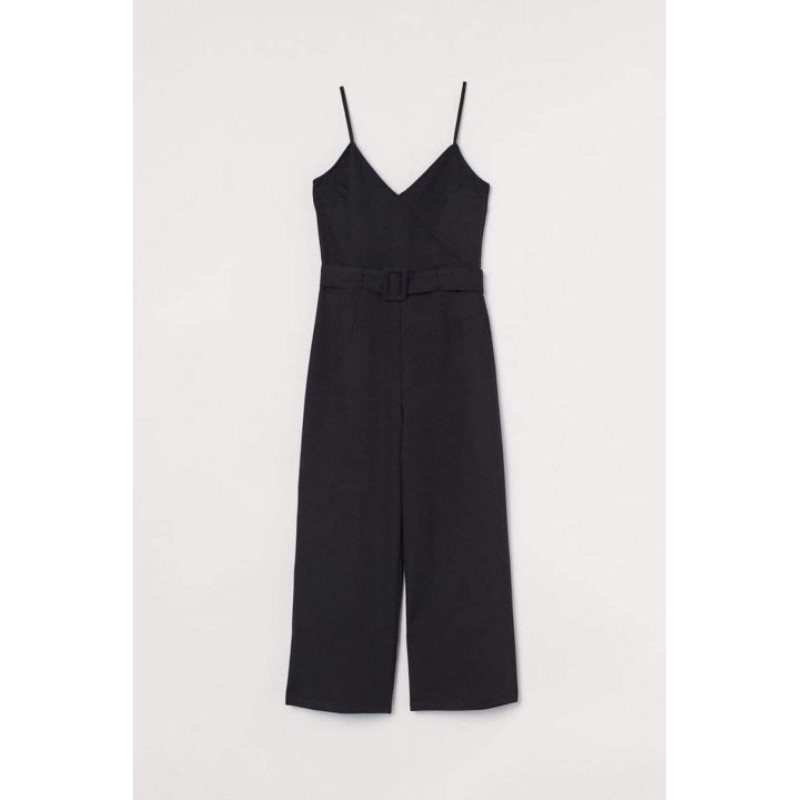 jumpsuit đen size s HM hàng auth