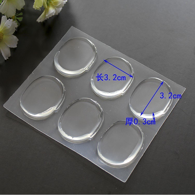 Set 2 miếng silicone dán gót giày chống đau chân hàng chất lượng cao