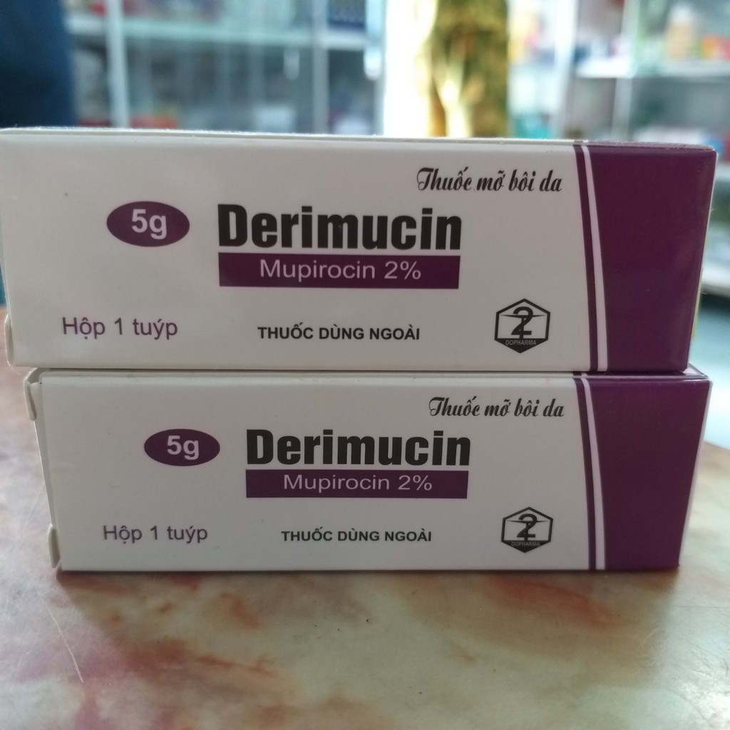 Derimucin - Mỡ bôi trị viêm nang lông,lở loét, chốc lở