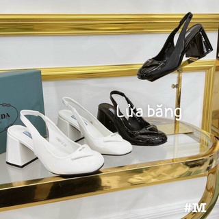SANDAL CAO GÓT MŨI TRÒN QUAI THUN SAU PADA 7 Phân Sandal 9247-7 (Luu ý form giày)